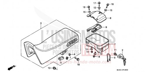 SIEGE XLR125RW de 1998